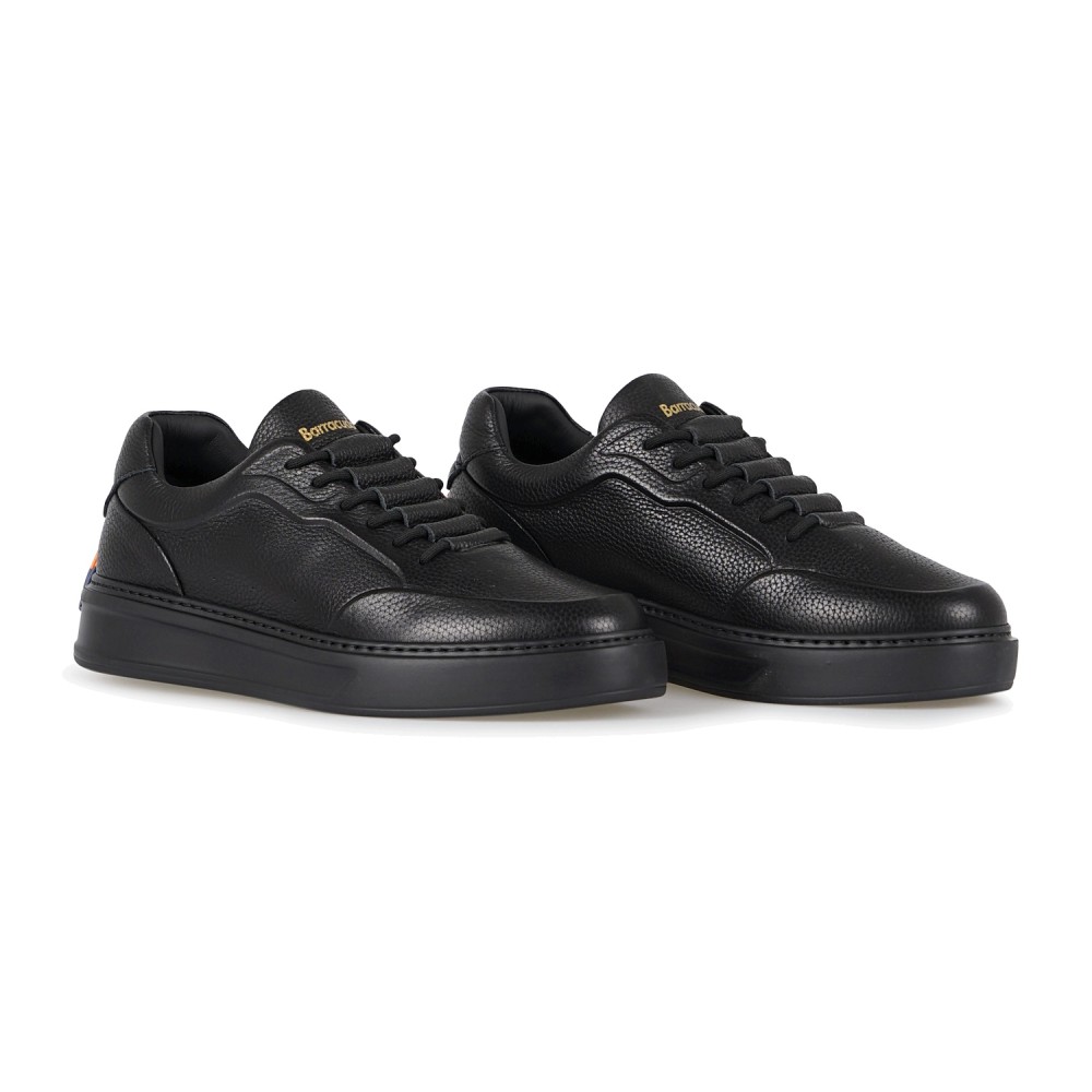 Barracuda - Sneaker slip-on nera in pelle Phoenix per uomo | bu3510a v2899 nero