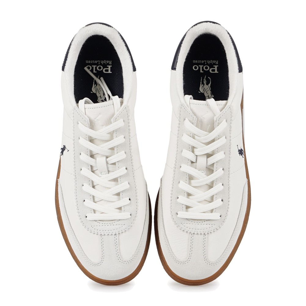 Polo Ralph Lauren - Sneakers Bedford bianca in pelle camoscio per uomo |