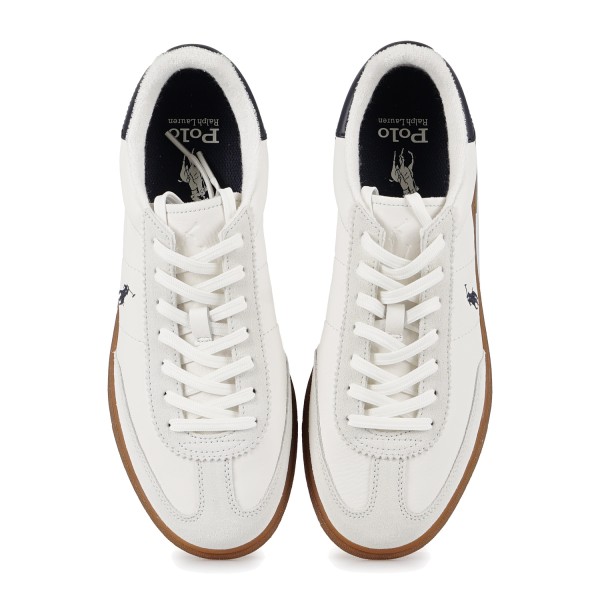 Polo Ralph Lauren - Sneakers Bedford bianca in pelle camoscio per uomo |