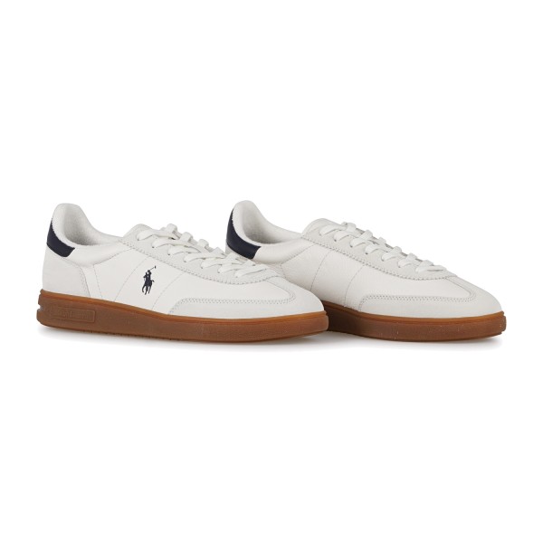 Polo Ralph Lauren - Sneakers Bedford bianca in pelle camoscio per uomo |