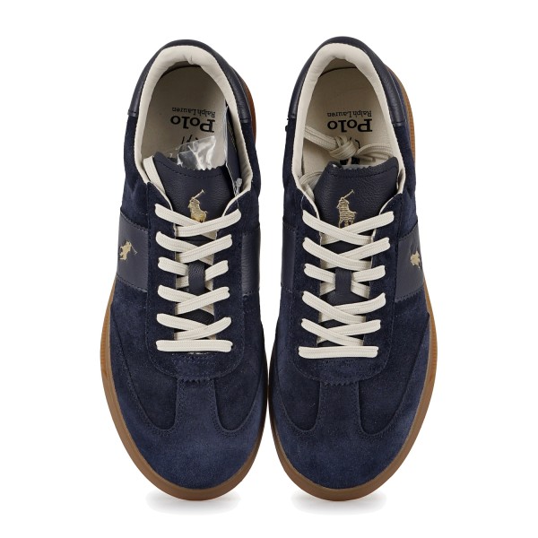 Polo Ralph Lauren - Sneakesr Heritage Aera blu in nylon camoscio per uomo |
