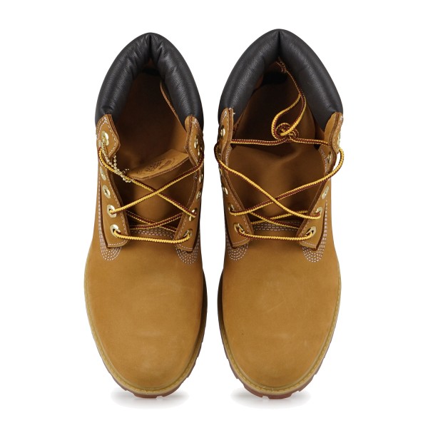 Timberland - Stivale giallo Premium 6 Inch impermeabile in nabuk con lacci per