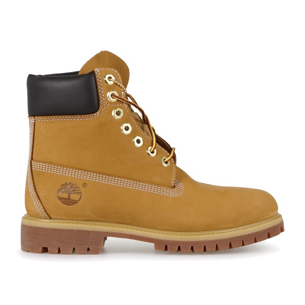 Timberland - Stivale giallo Premium 6 Inch impermeabile in nabuk con lacci per