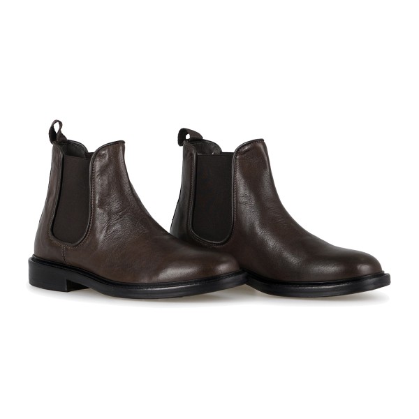 Antica Cuoieria - Stivaletto Wax marrone in pelle per uomo | 23053-w-vr6 wax