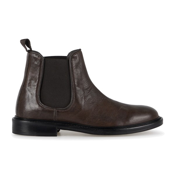 Antica Cuoieria - Stivaletto Wax marrone in pelle per uomo | 23053-w-vr6 wax