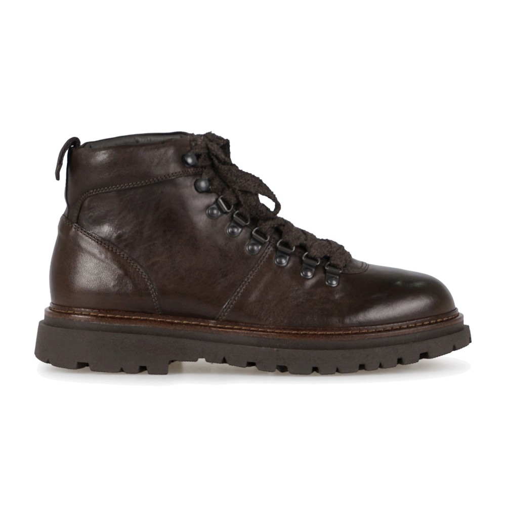 Antica Cuoieria - Stivaletto WAX marrone in pelle per uomo | 23157-w-vu1 wax