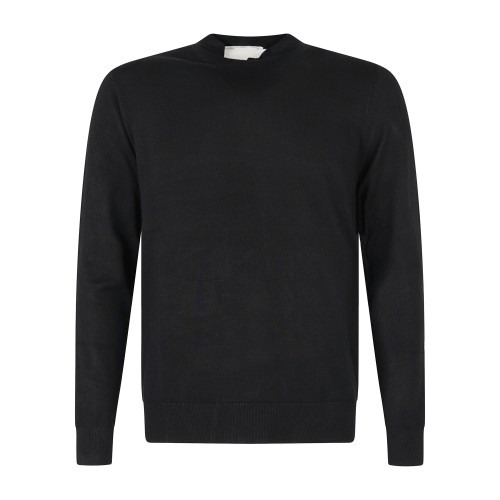 Markup - Lupetto nero in viscosa slim fit per uomo | mk20012 nero