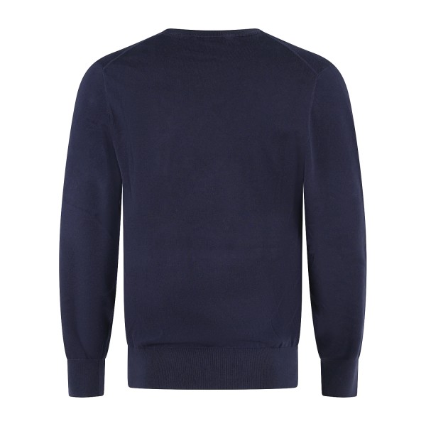 Roy Roger's - Maglione girocollo blu in cotone per uomo | rru502cv38xxxx c0048