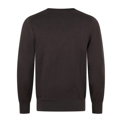 Roy Roger's - Maglione girocollo marrone in cotone per uomo | rru502cv38xxxx 2