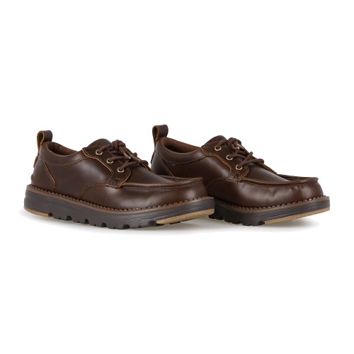 Hey Dude - Mocassino Flint Moc marrone in pelle per uomo | 45650/2oc flint moc 2