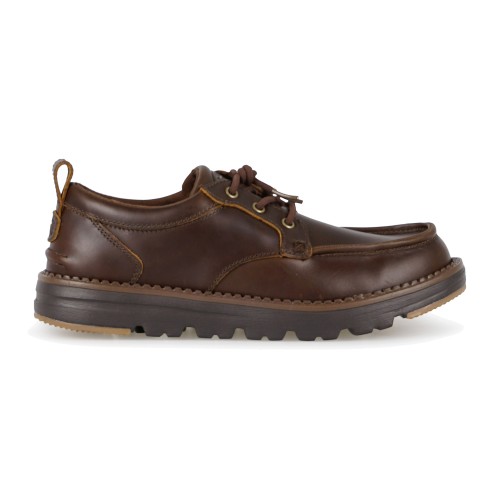 Hey Dude - Mocassino Flint Moc marrone in pelle per uomo | 45650/2oc flint moc