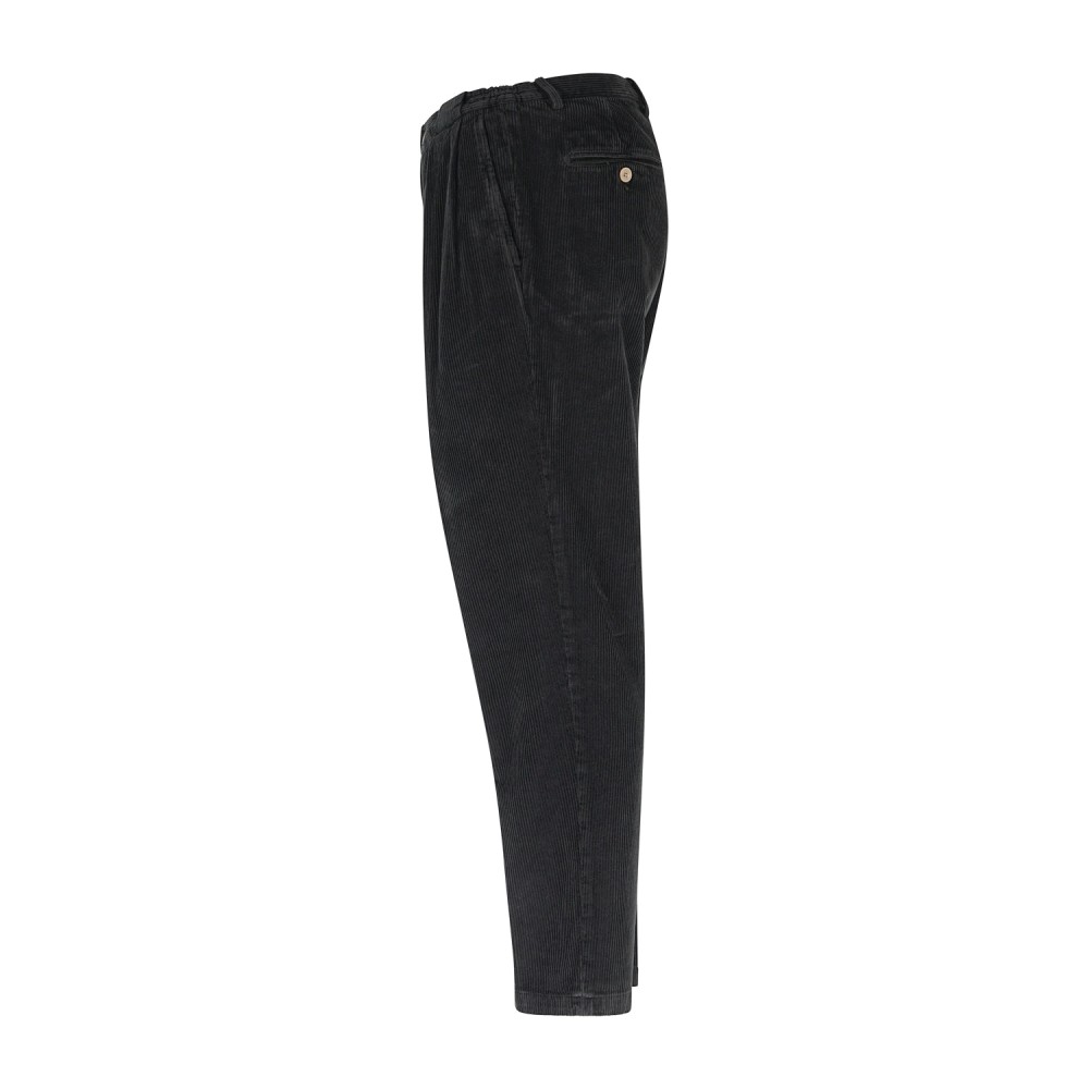Briglia 1949 - Pantalone nero Portobellos in velluto a coste per uomo |