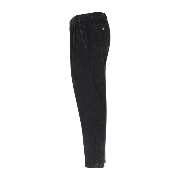 Briglia 1949 - Pantalone nero Portobellos in velluto a coste per uomo |