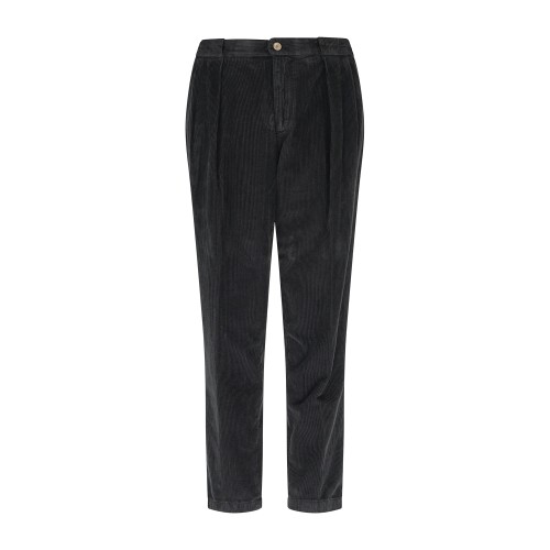 Briglia 1949 - Pantalone nero Portobellos in velluto a coste per uomo |