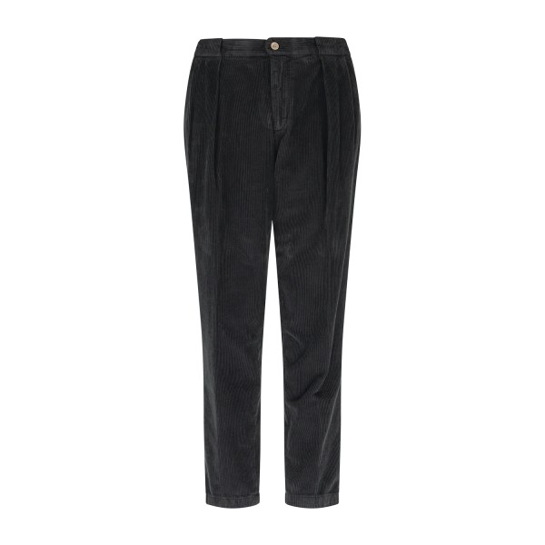 Briglia 1949 - Pantalone nero Portobellos in velluto a coste per uomo |