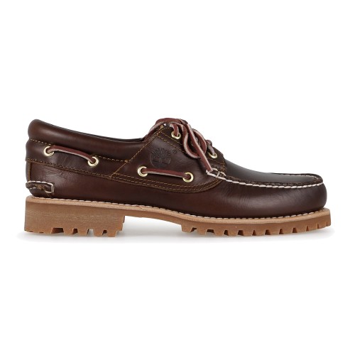Timberland - Mocassino marrone Authentic 3 Eye cucito a mano per uomo |