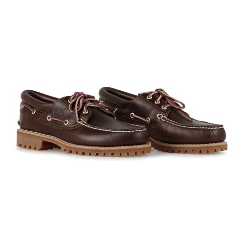 Timberland - Mocassino marrone Authentic 3 Eye cucito a mano per uomo | 2