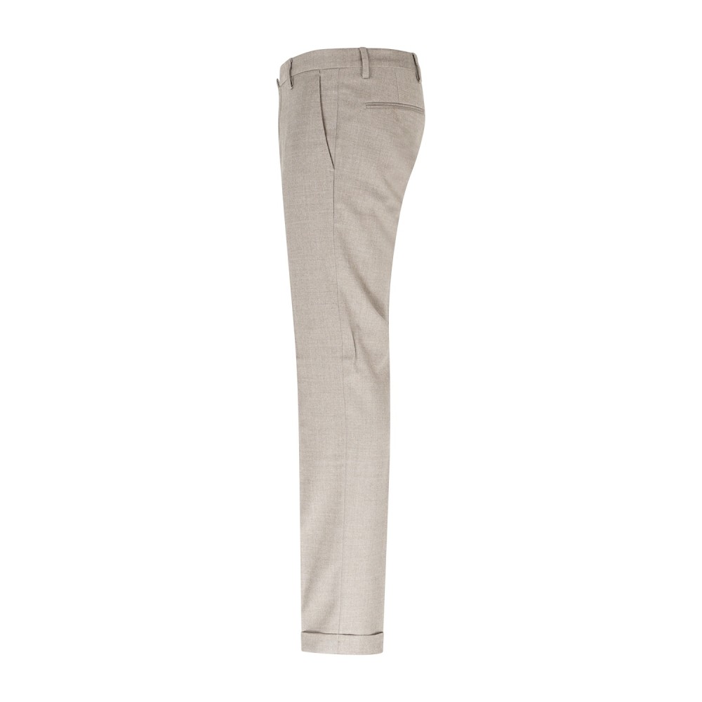 Briglia 1949 - Pantalone beige Bg03s tasca a filo in lana in tessuto "Marzotto"