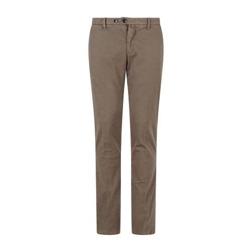 Briglia 1949 - Pantalone beige Bg04 tasca a filo in cotone per uomo | bg04