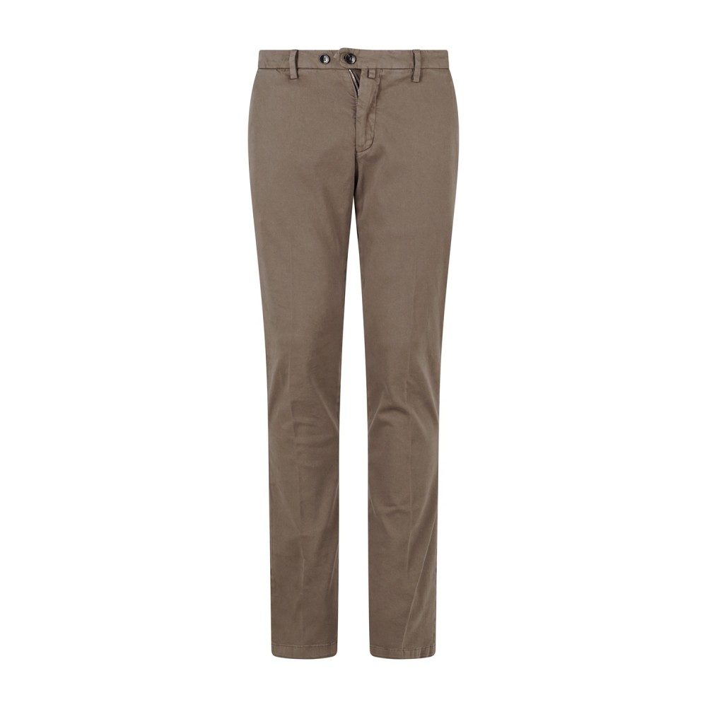 Briglia 1949 - Pantalone beige Bg04 tasca a filo in cotone per uomo | bg04