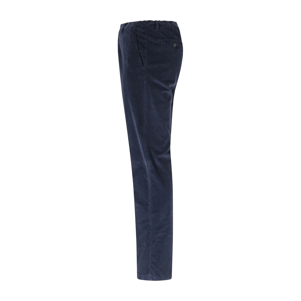Briglia 1949 - Pantalone blu Bg61 tasca a filo con vita elasticizzata in