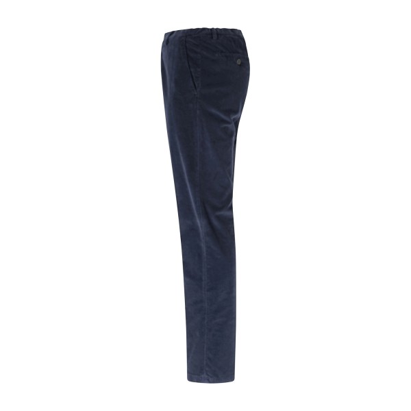 Briglia 1949 - Pantalone blu Bg61 tasca a filo con vita elasticizzata in