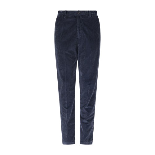 Briglia 1949 - Pantalone blu Bg61 tasca a filo con vita elasticizzata in