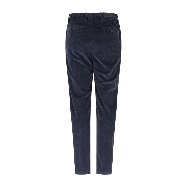 Briglia 1949 - Pantalone blu Bg61 tasca a filo con vita elasticizzata in