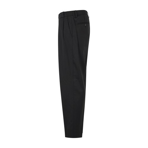 Briglia 1949 - Pantalone nero Portobellos in lana Marzotto per uomo | 2