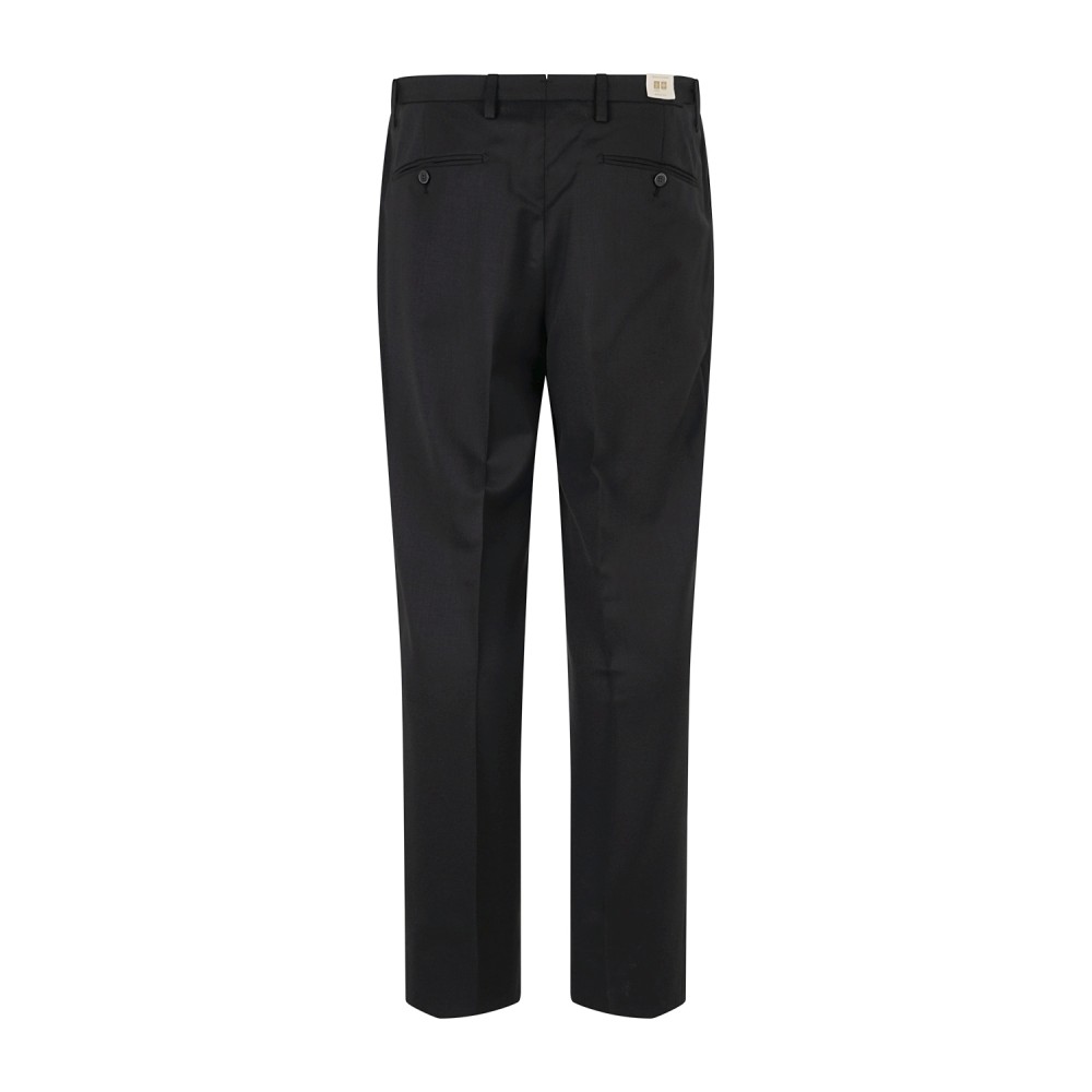 Briglia 1949 - Pantalone nero Portobellos in lana Marzotto per uomo |