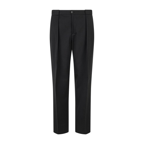 Briglia 1949 - Pantalone nero Portobellos in lana Marzotto per uomo |