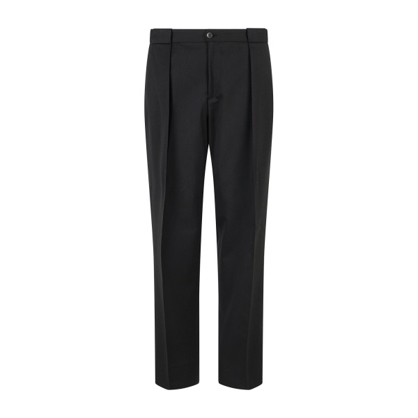 Briglia 1949 - Pantalone nero Portobellos in lana Marzotto per uomo |