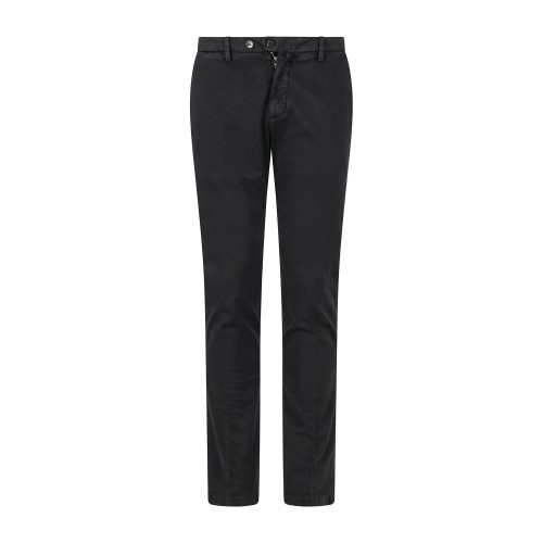 Briglia 1949 - Pantalone nero Bg04 tasca a filo in cotone per uomo | bg04