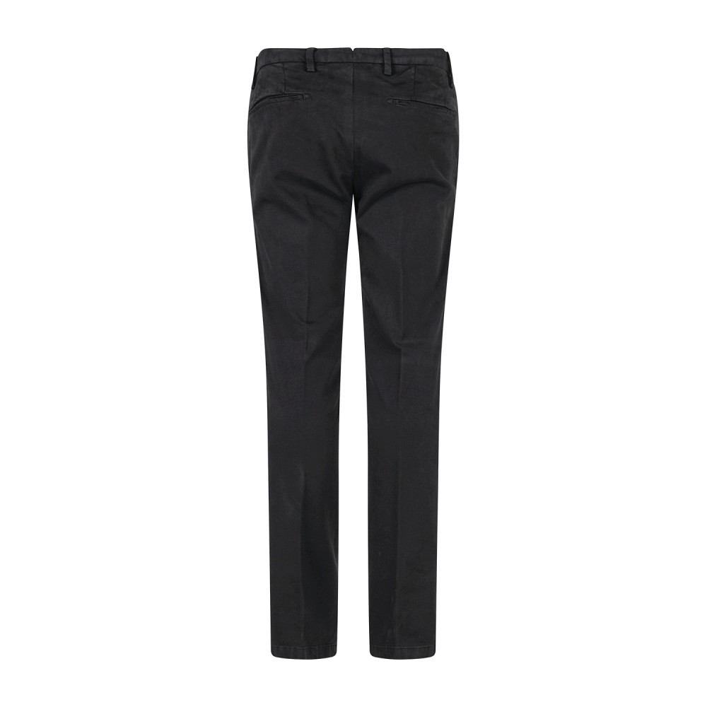 Briglia 1949 - Pantalone nero Bg04 tasca a filo in cotone per uomo | bg04