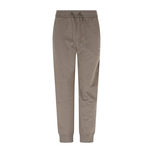 Armani Exchange - Pantalone tuta verde con stampa logo regular fit per uomo |