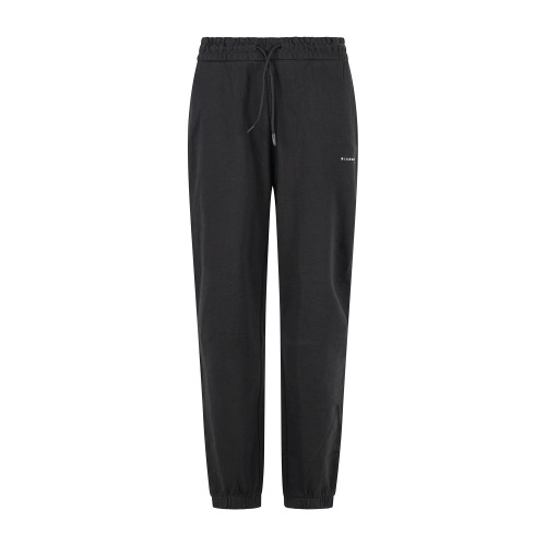 Richmond X - Pantalone tuta nero Fleece con logo ricamato regular fit per uomo