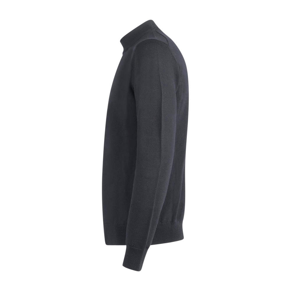 MASQ - Lupetto nero in lana merinos extrafine per uomo | m5625-5004 900nero