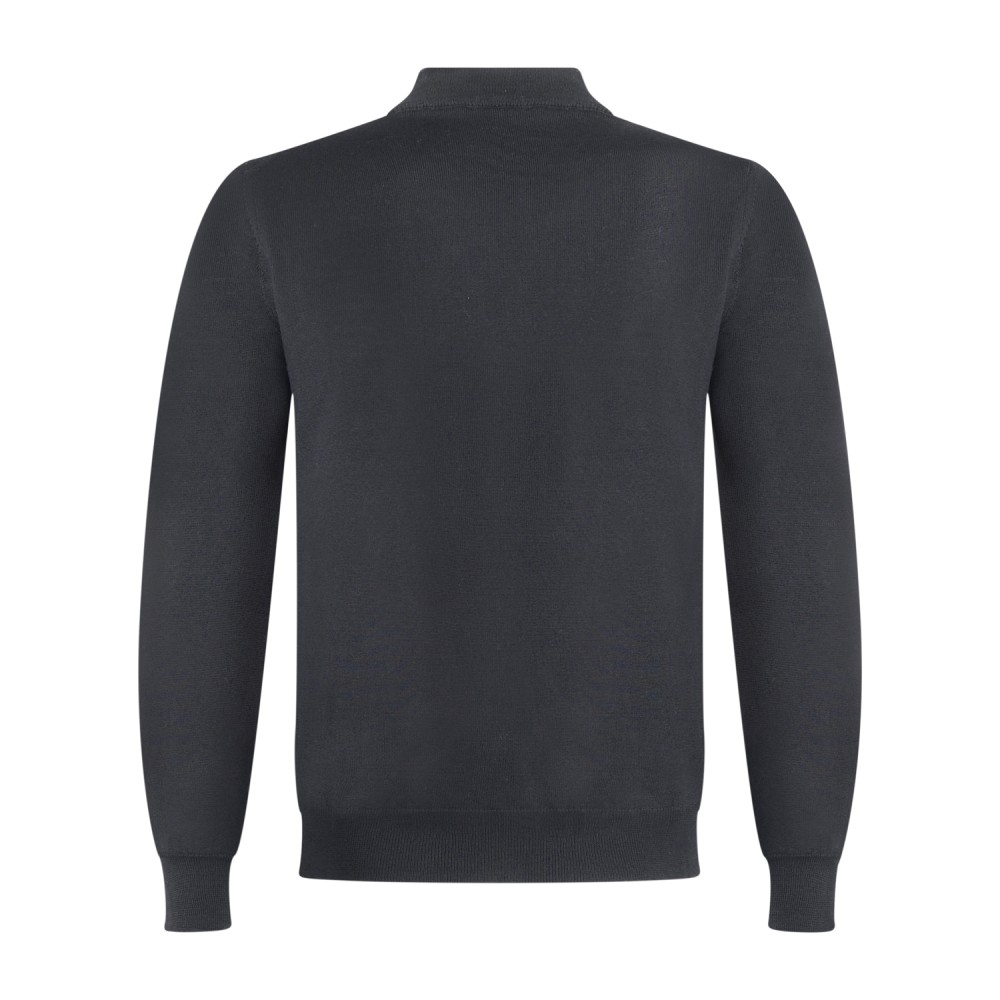 MASQ - Lupetto nero in lana merinos extrafine per uomo | m5625-5004 900nero