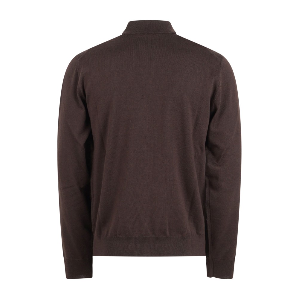 MASQ - Lupetto marrone in lana merinos extrafine per uomo | m5625-5004