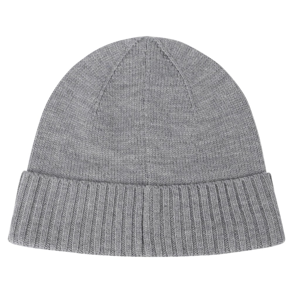 Polo Ralph Lauren - Cappello grigio in lana merinos con logo ricamato sul