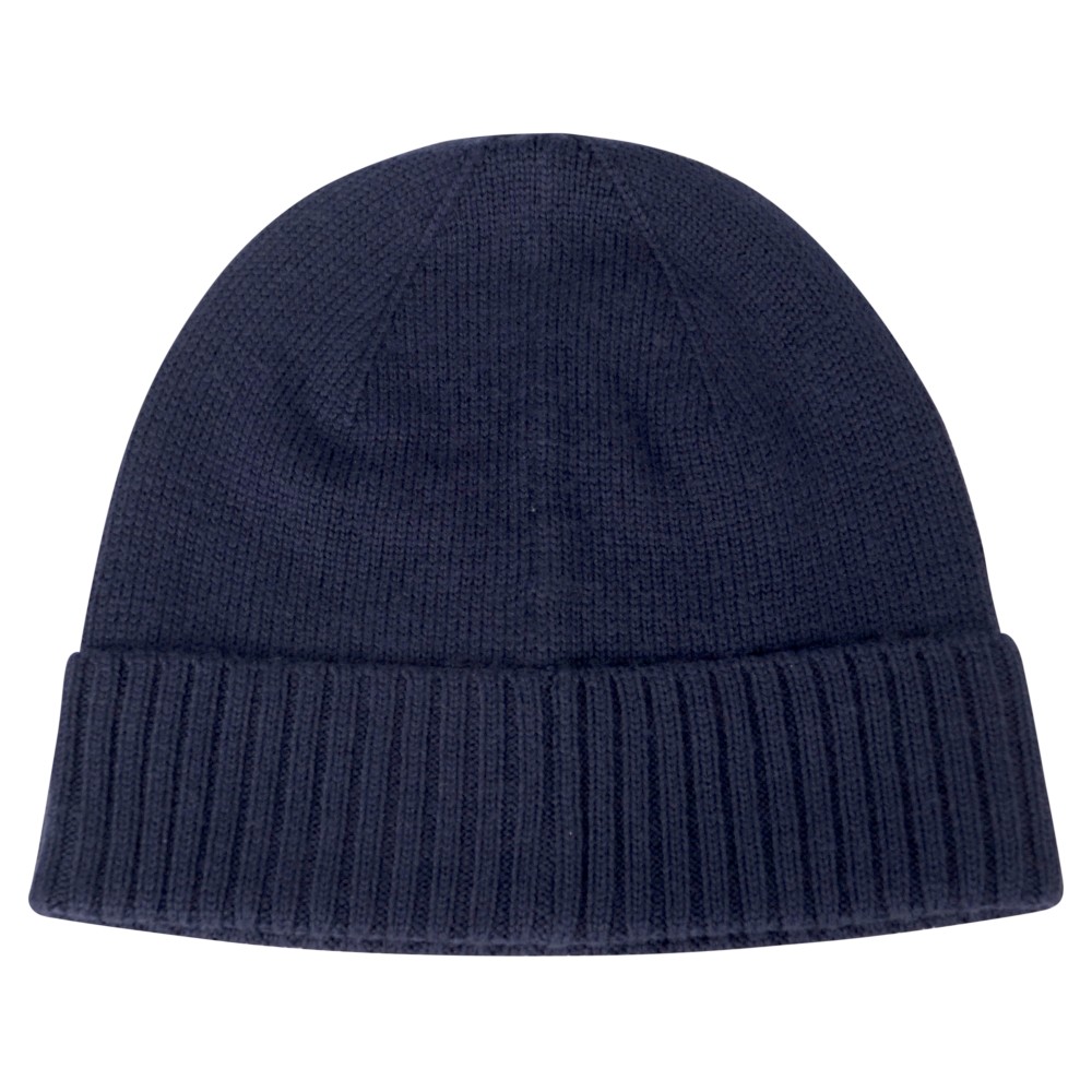 Polo Ralph Lauren - Cappello blu in lana merinos con logo ricamato sul fronte