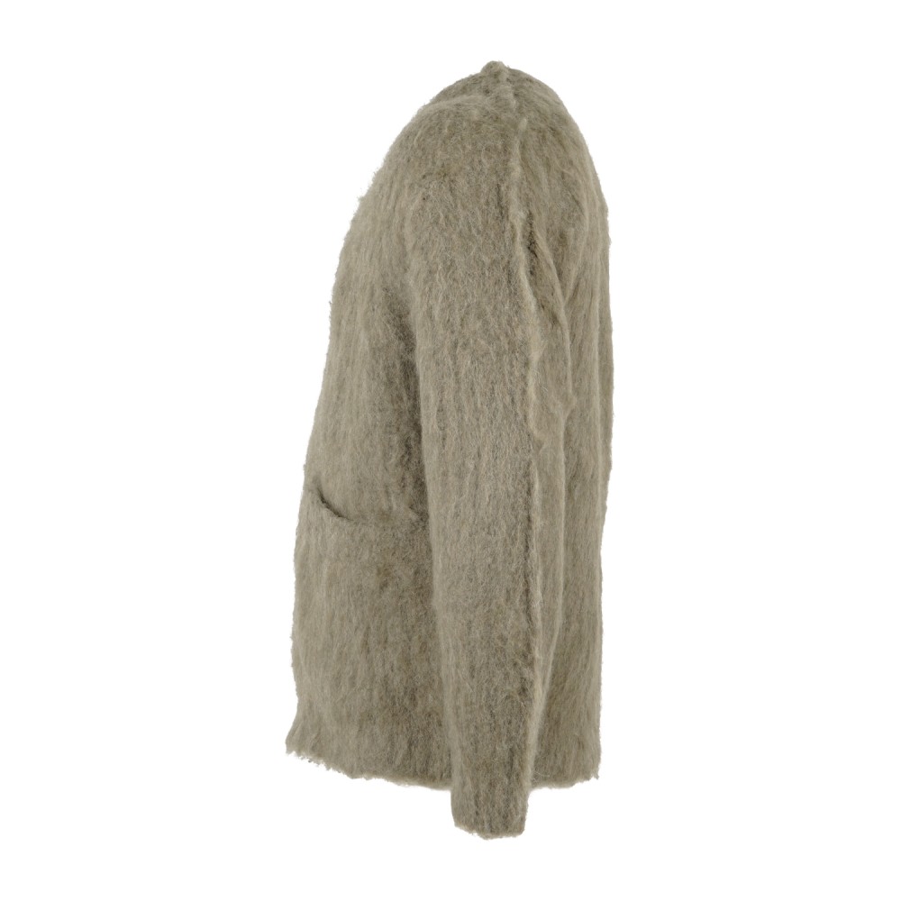 Obey - Cardigan Patron verde con bottoni per uomo | 151010025 tea leaf