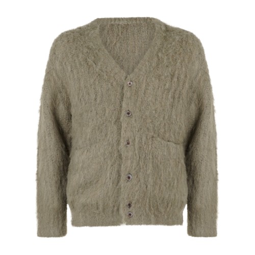 Obey - Cardigan Patron verde con bottoni per uomo | 151010025 tea leaf