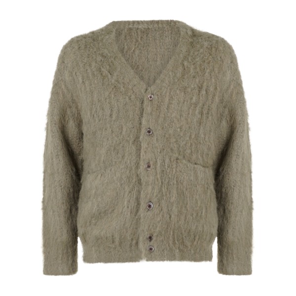 Obey - Cardigan Patron verde con bottoni per uomo | 151010025 tea leaf