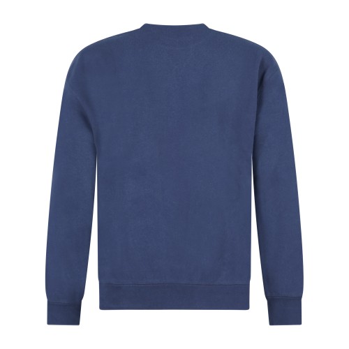 Obey - Felpa girocollo Established Works blu con ricamo logo per uomo | 2