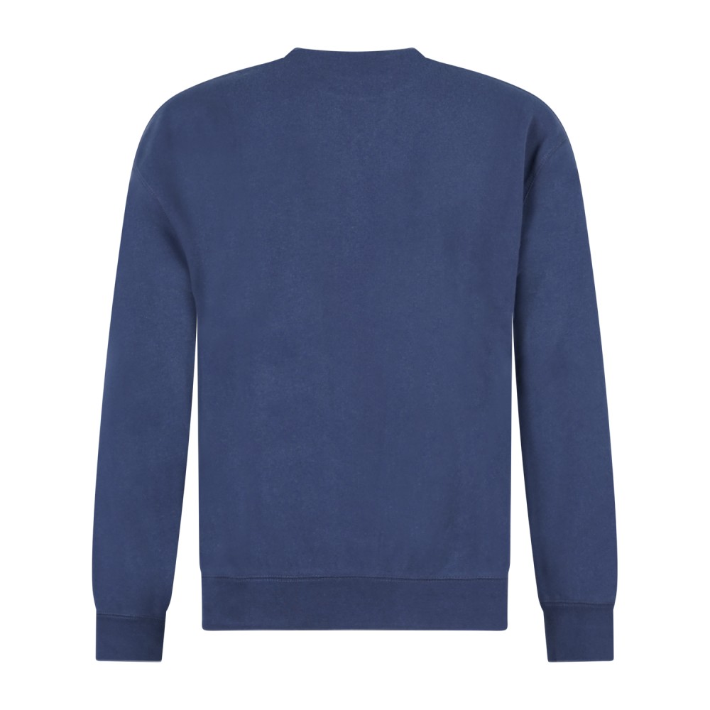 Obey - Felpa girocollo Established Works blu con ricamo logo per uomo |
