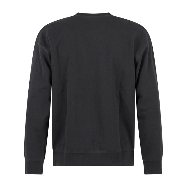 Obey - Felpa girocollo Established Works nera con ricamo logo per uomo |