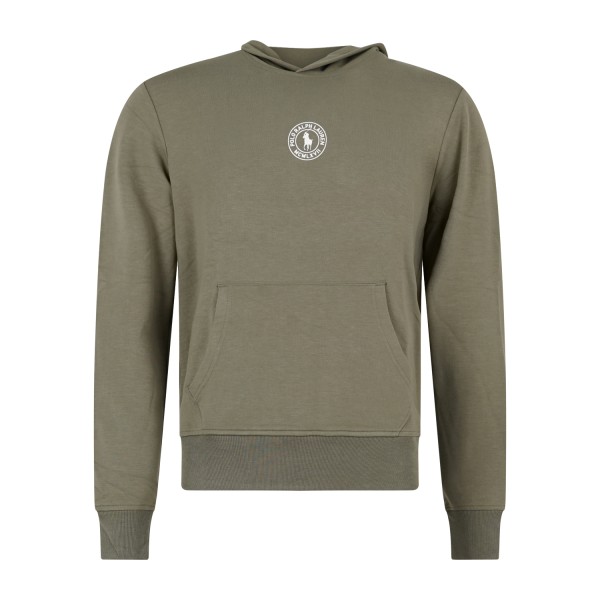 Polo Ralph Lauren - Felpa verde con cappuccio e stampa patch logo sul petto per