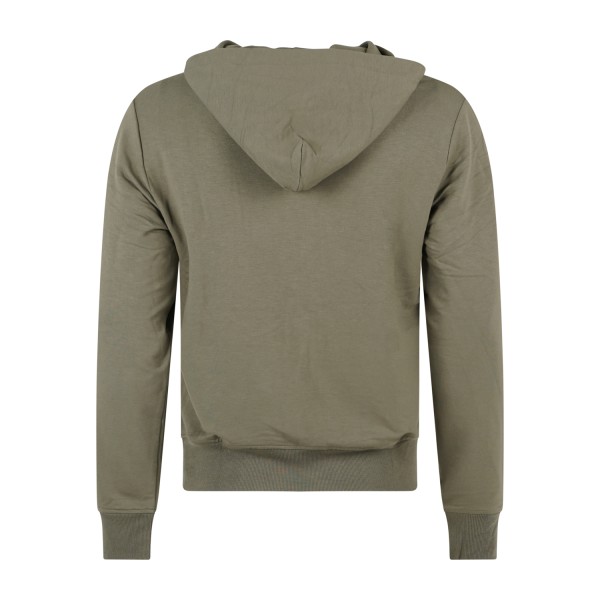 Polo Ralph Lauren - Felpa verde con cappuccio e stampa patch logo sul petto per