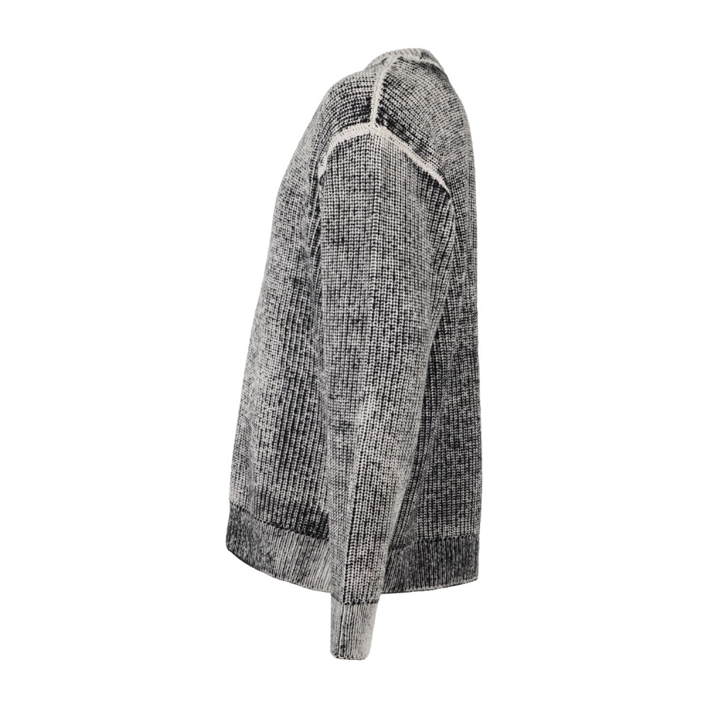 Obey - Maglione girocollo Spray Effect multicolore con logo ricamato per uomo |